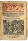 JEST-BOOK. Schertz mit der Warheyt. 1563 + VIVES. Vier . . . Bücher [etc.].  1578 + PETRARCA. Hülff, Trost und Rath. 1559.